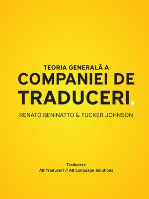 cover image of Teoria Generală a Companiei de Traduceri